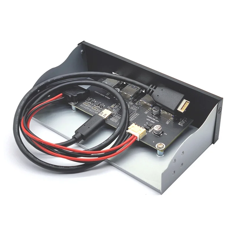 GFR5-USB3.2 Panel de unidad óptica de 4 puertos de 10 Gbps enchufe inverso hacia adelante 4X