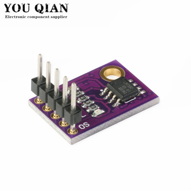 LM75 LM75A temperature sensor high speed I2C interface high precision development board module