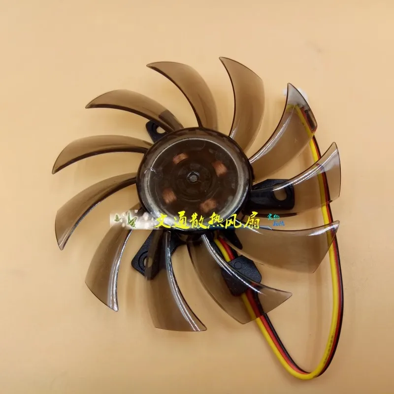 New Cooler Fan for T127010BU DC12V 0.45A 7cm Graphics Card 3-wire Cooling Fan