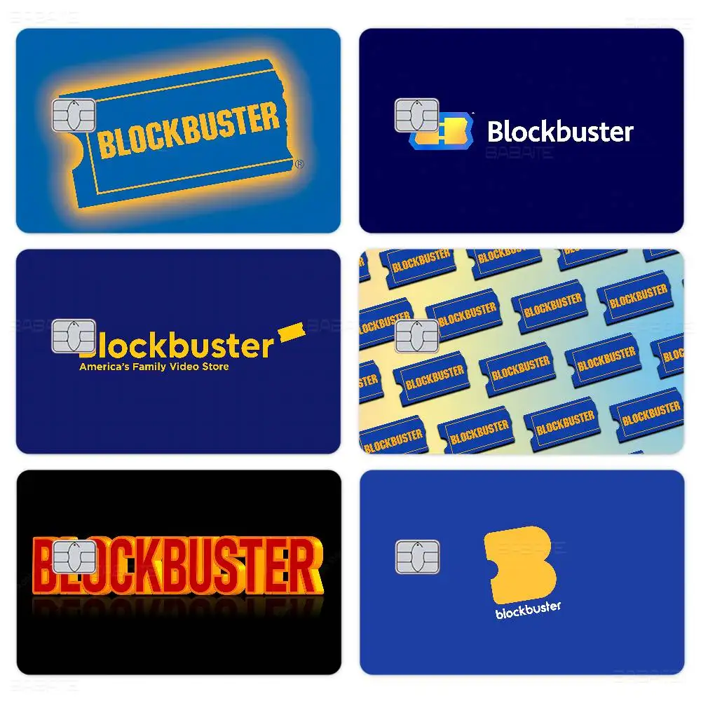 B-Blockbuster Game Anime Spend or Save Funny Shell On Off Ultra Thin No Fade Sticker Skin Cover Film for Debit Credit Card