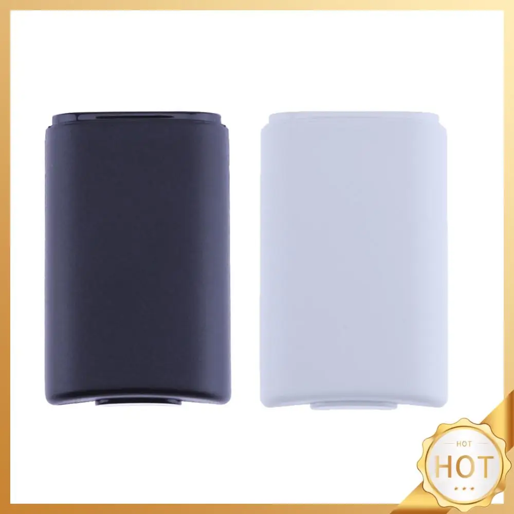 Capa traseira de bateria abs com adesivo, capa de plástico para controle sem fio, acessórios de jogo, substituição para xbox 360