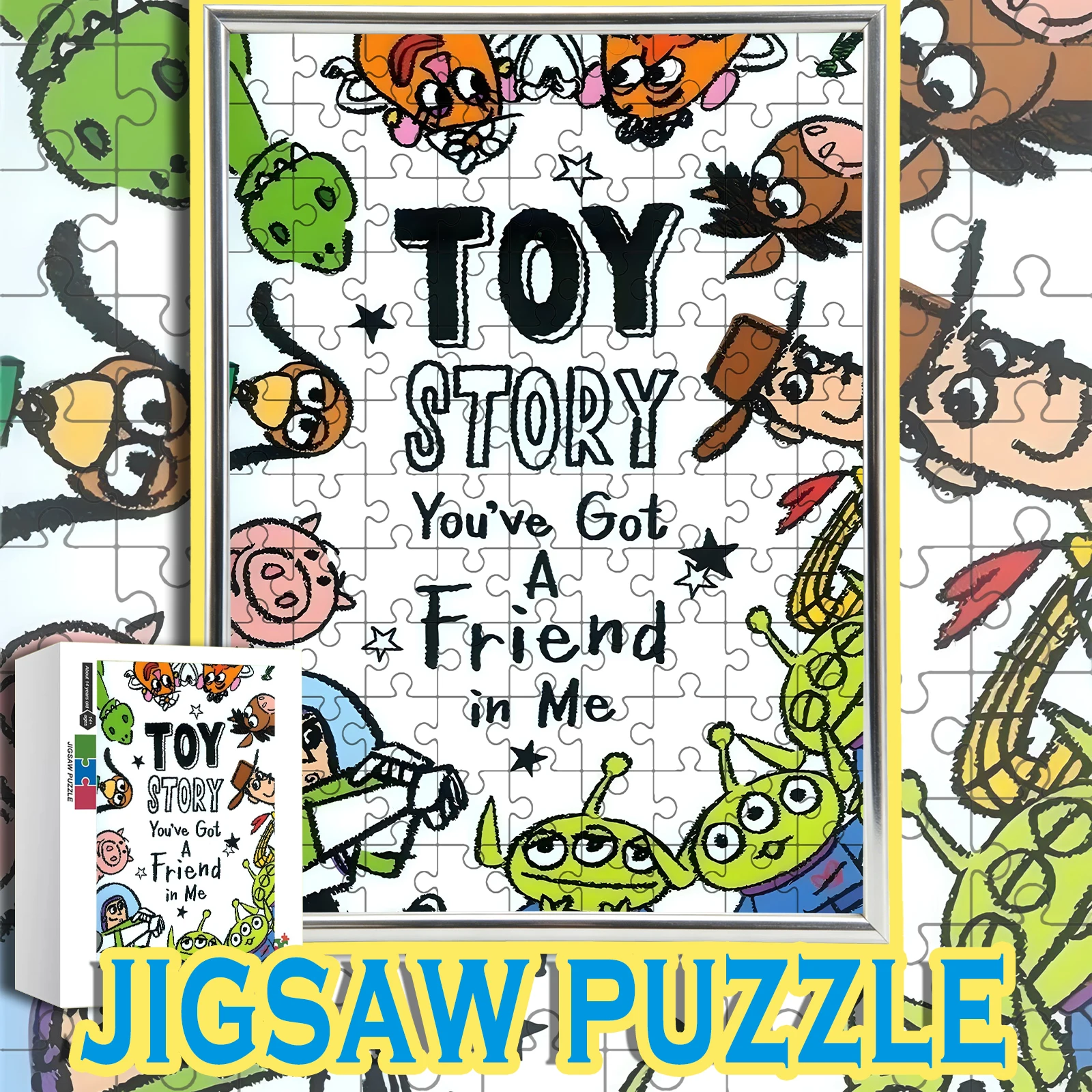

Snoopy DJ & Guitar Player Retro Pop Art Music Party Wooden Jigsaw Puzzle 108/200/300/500/1000pcs Color Box