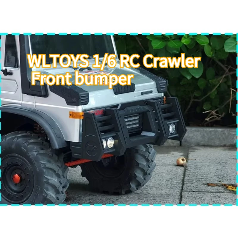 PLA High-Toughness Solid Printed Off-Road Front Bumper No-Damage for WLtoys Big Shark 1/6 RC Crawler Upgrade Parts