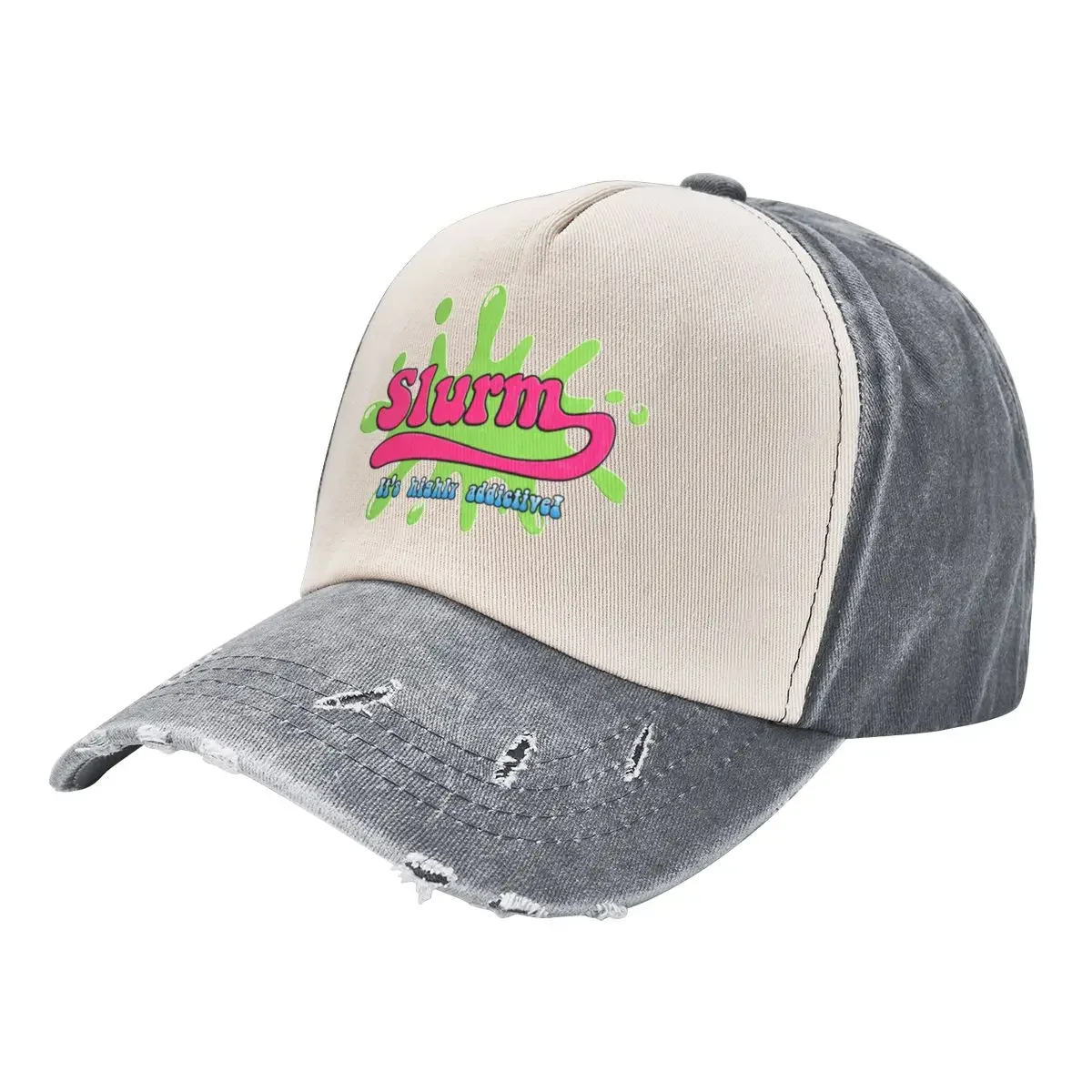 slurm - highly addictive(distressed) Cowboy Hat Beach Outing sun hat Kids Hat Sun Hats For Women Men's