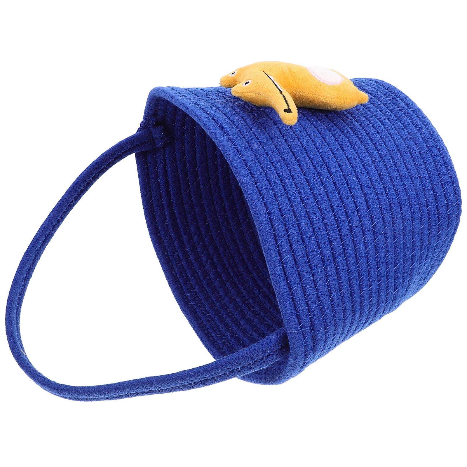 

Cute Woven Basket Small Bag with Handle for Baby Shower Party Favor Gift Baskets Candy Storage Handmade Braided Pack Tiny Decor