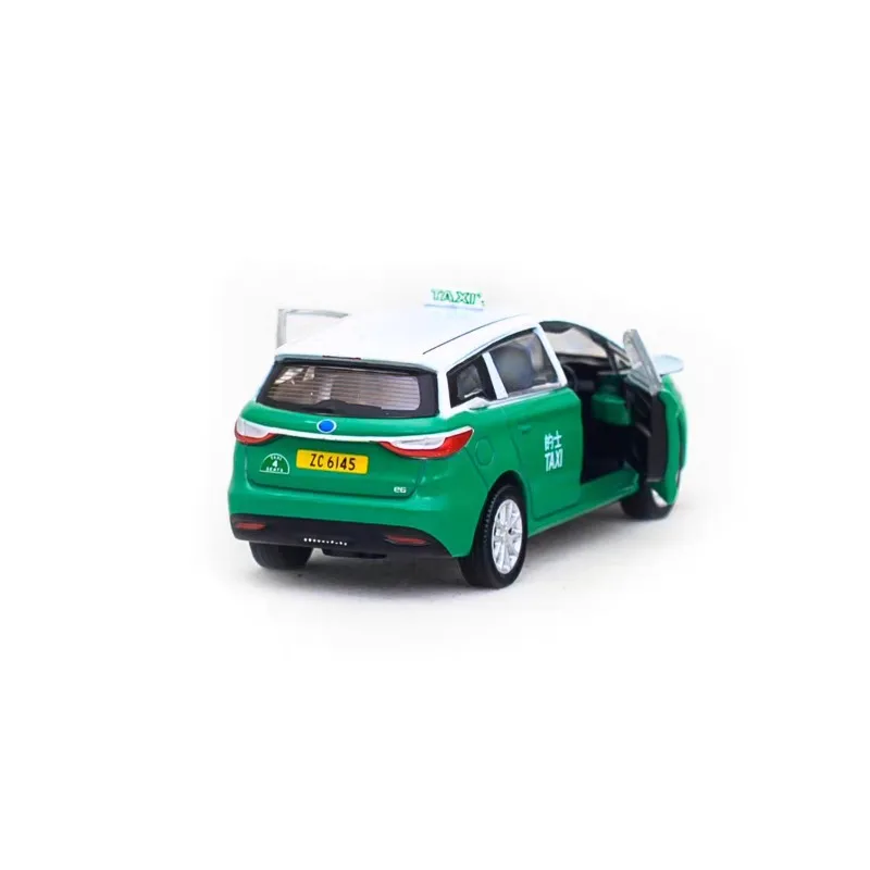 Tiny 1/64 E6 Electric Taxi Alloy Toy Motor Vehicle Diecast Metal Model Gifts