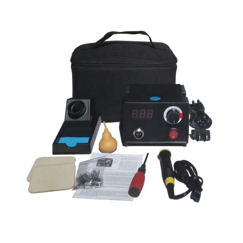 

110v/220V Adjustable Temperature Wood Burner Wood Crafts Tool Kit Pyrography machine Pen With 30 Pcs Wire Tips