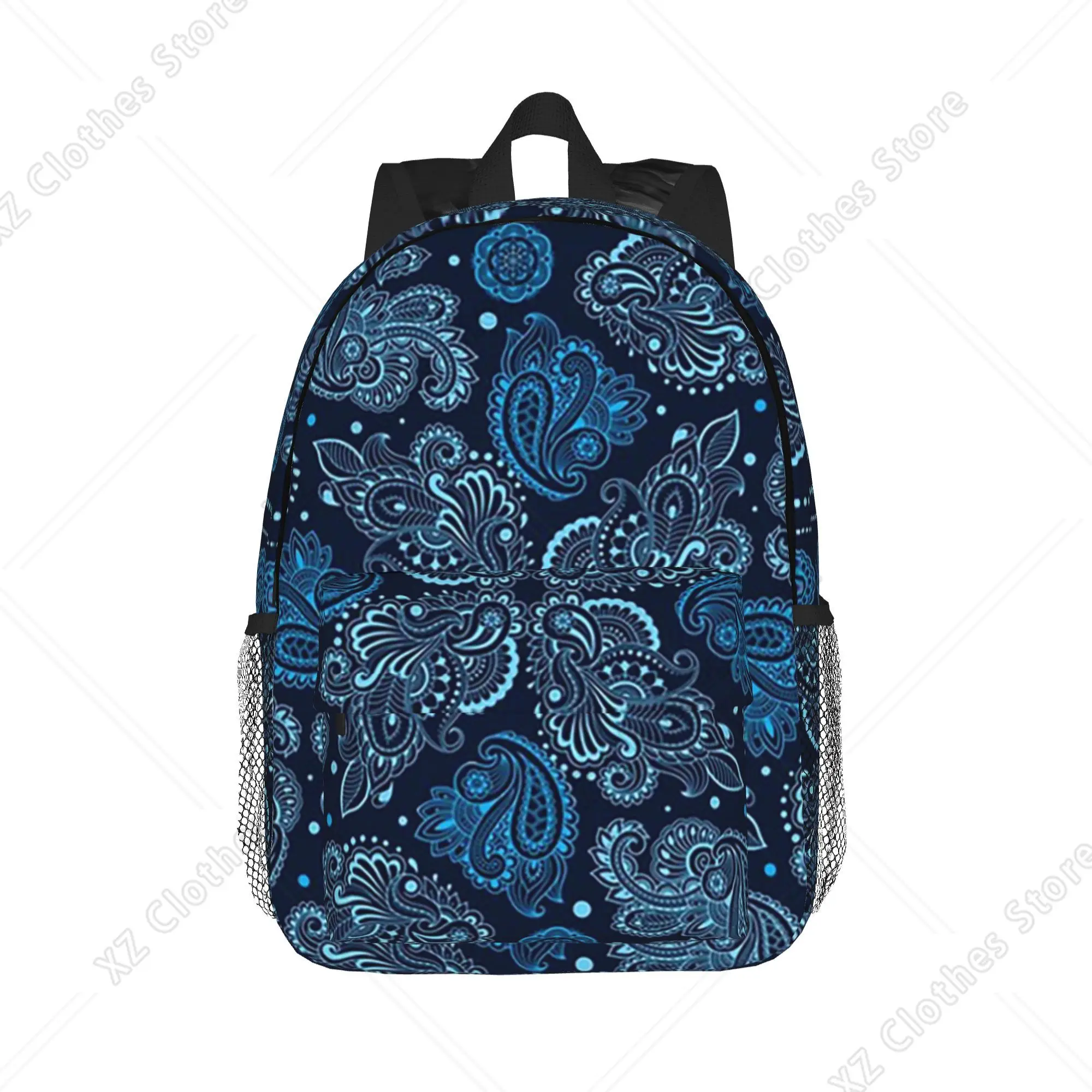 Cool Paisley Bandana Style Backpack Hot Sale Daypack Large Capacity Boys Girls BookBag Shoulder Bags for Men Women School Bag