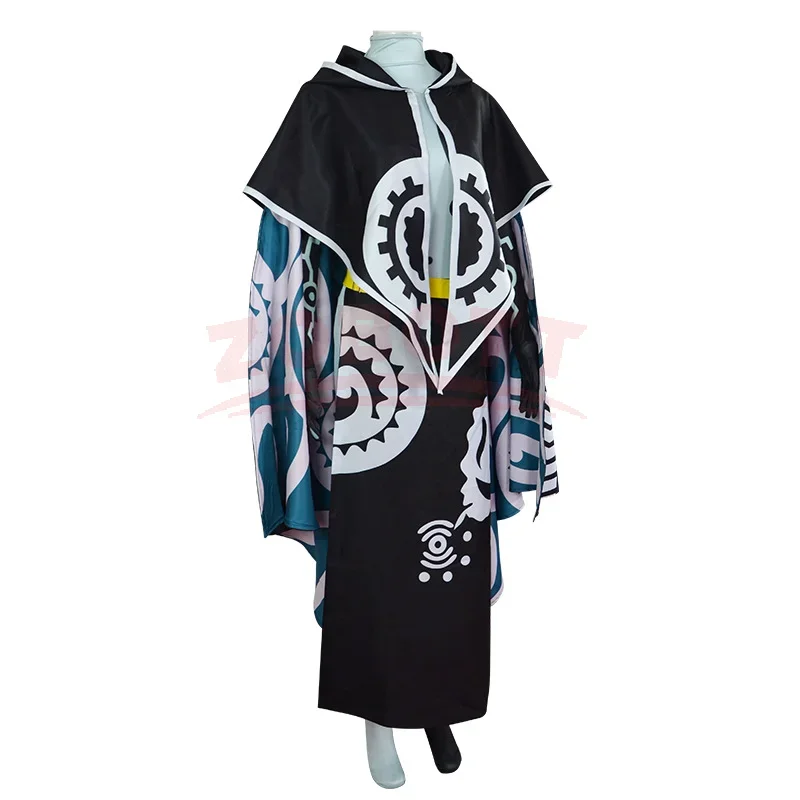 Adult Ladies Game Midna Cosplay Outfit Classic Princess Cloak Skirt Jumpsuit Live Fantasy Stage Roleplay Costume Cloak - view 5