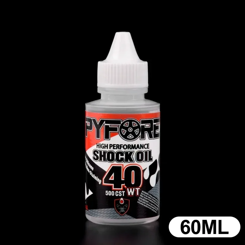 Óleo fluido de amortecedores de silicone, 60ml, óleo de choque de alto desempenho para modelo rc, carro off-road, crawler, monster truck, buggy