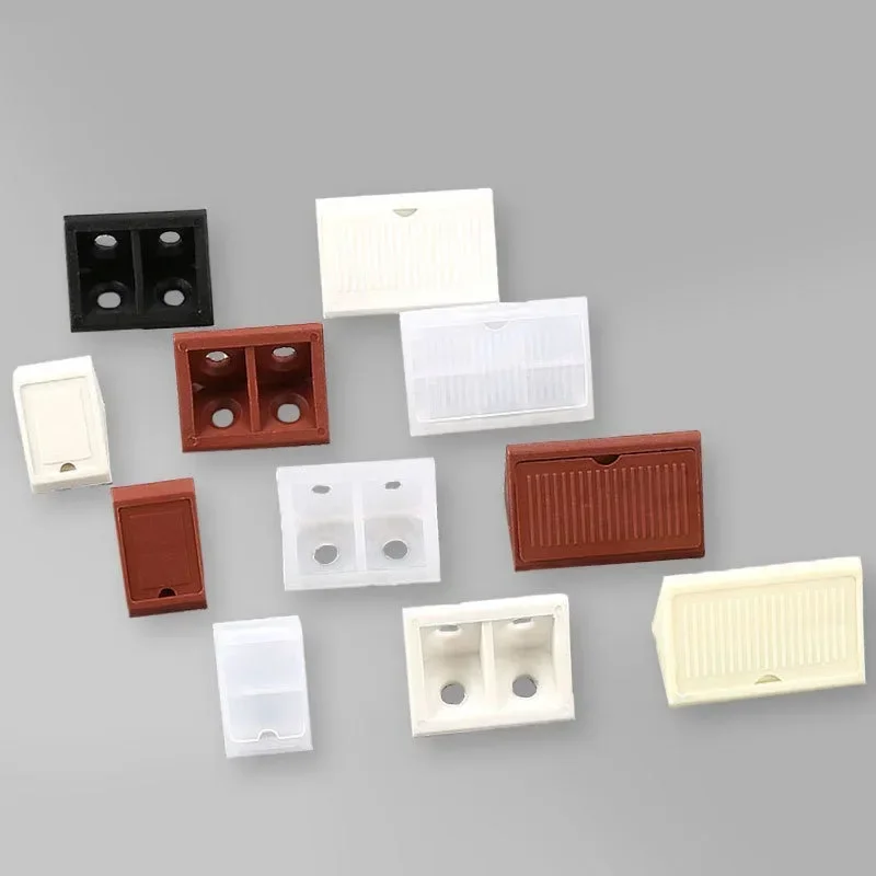 20PCS Nylon plastic corner code 90 degree Angle retainer laminate clothe cabinet reinforcement connector hardware accessories