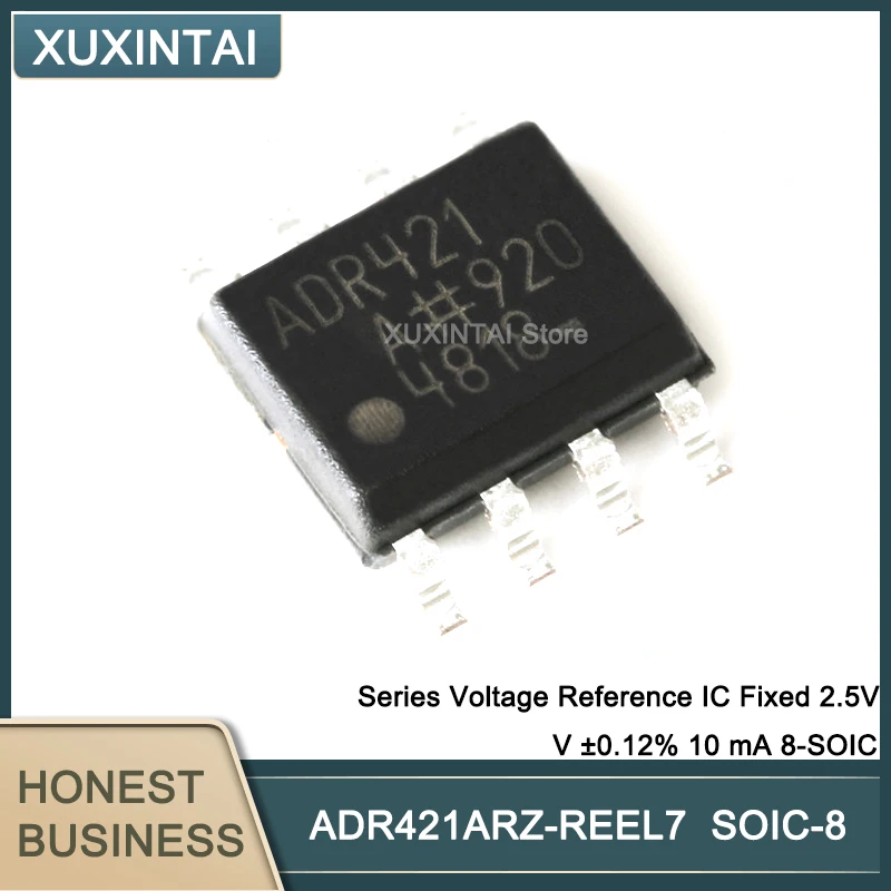 5Pcs/Lot  New Original  ADR421ARZ-REEL7 ADR421ARZ Series Voltage Reference IC Fixed 2.5V V ±0.12% 10 mA 8-SOIC