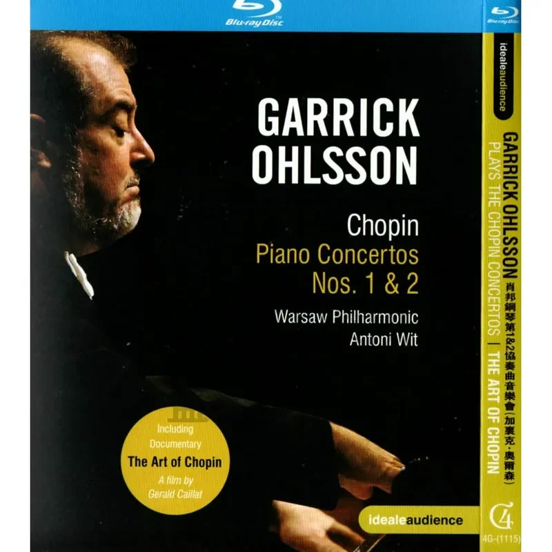 Garrick Olsen, Chopin Piano Concertos 1 & 2 Concert high definition BD Blu-ray 1 disc