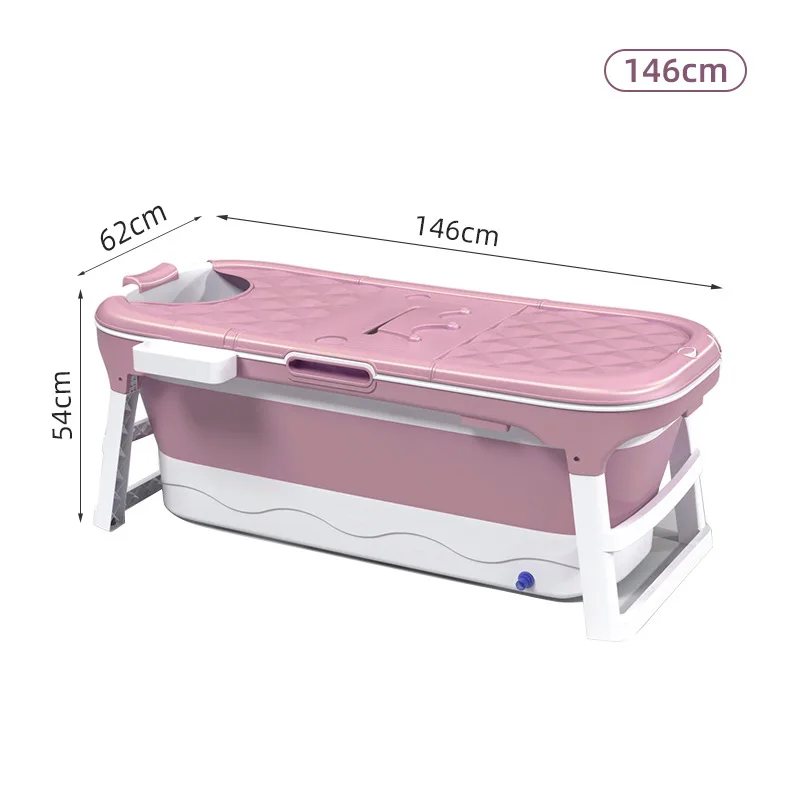 1.3m  1.45m  Silicone Foldable Baby Take a bath Bathtub Non-Slip Foot Bath Bucket Folding Portable Pet Dog Cat Bathtub Bathroom