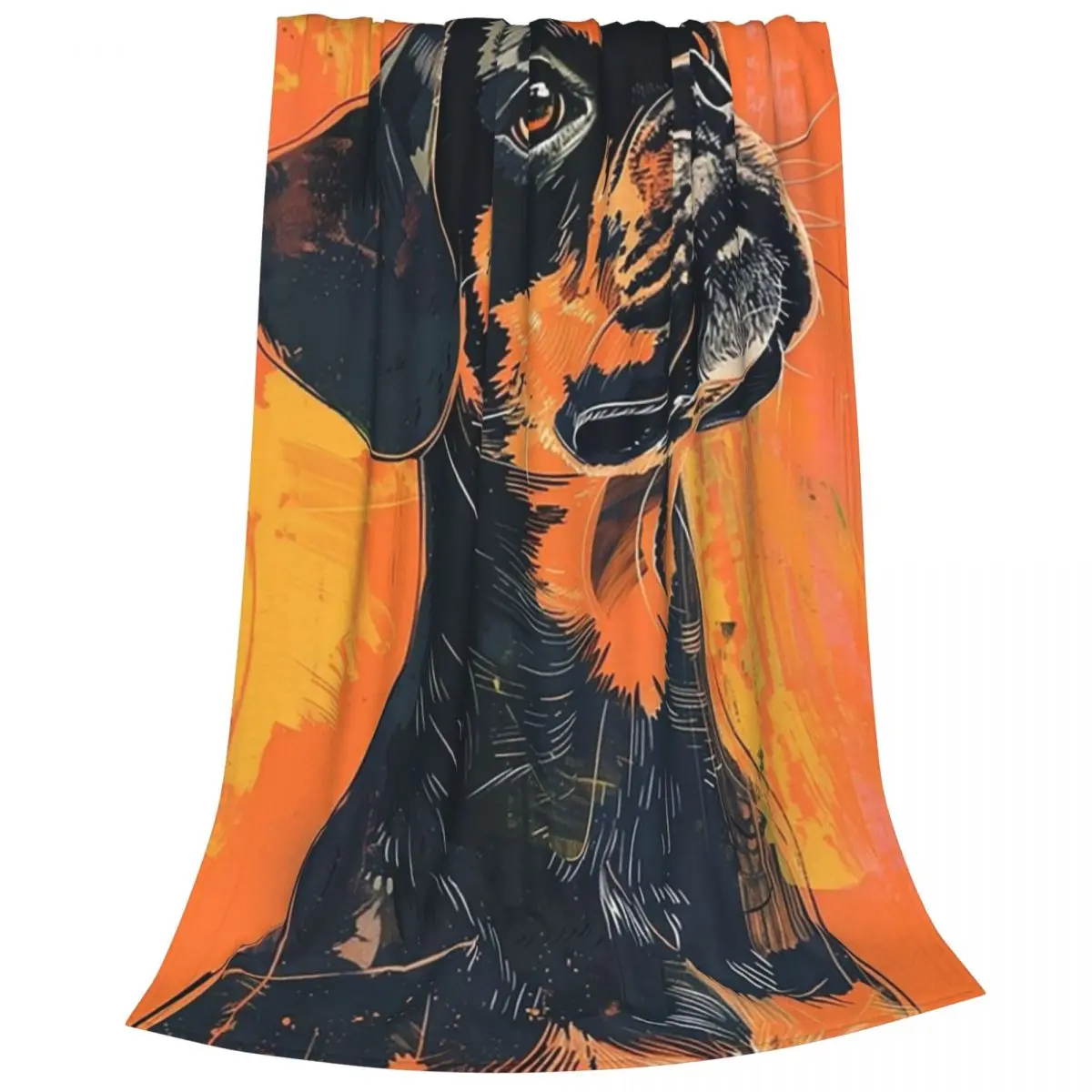 Boxer Dog The Energetic Mastiff Blankets Flannel Portable Sofa Throw Blankets For Home Bedroom Outdoor Throws Bedspread Quilt