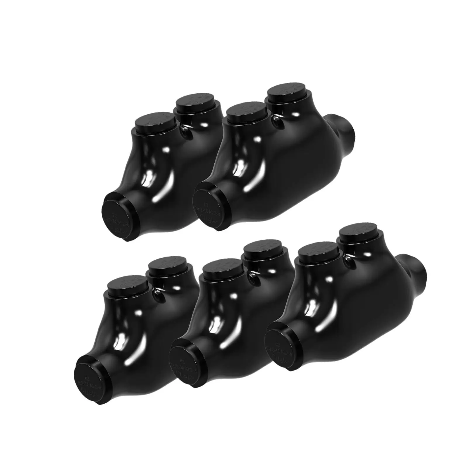 5 Pieces Insulated Inline Wire Connector Unique High Performance Aluminum to Copper Wire Connector Easy Installation Protection