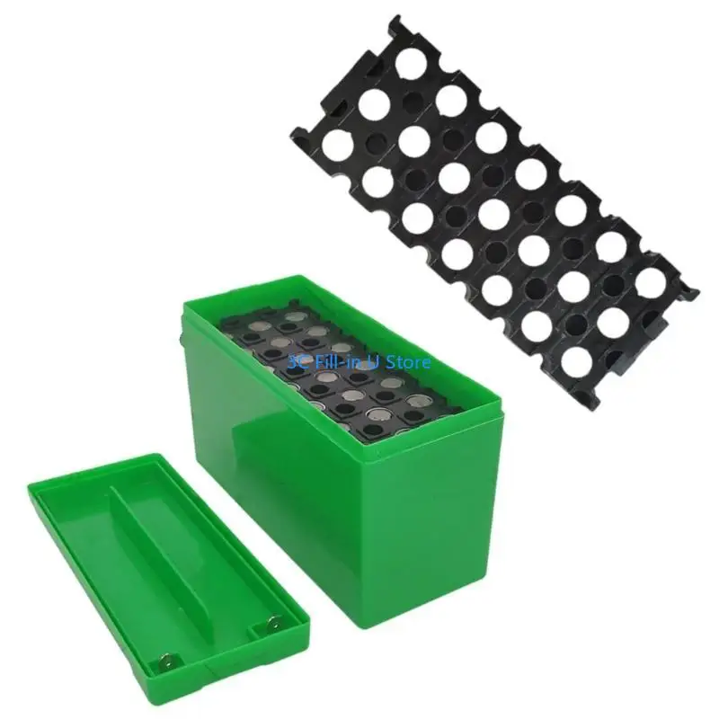 G8TA High Efficiency 18650 Battery Mount Protective Bracket 18650 Battery Display Rack 3x7 Holder Simple Installation