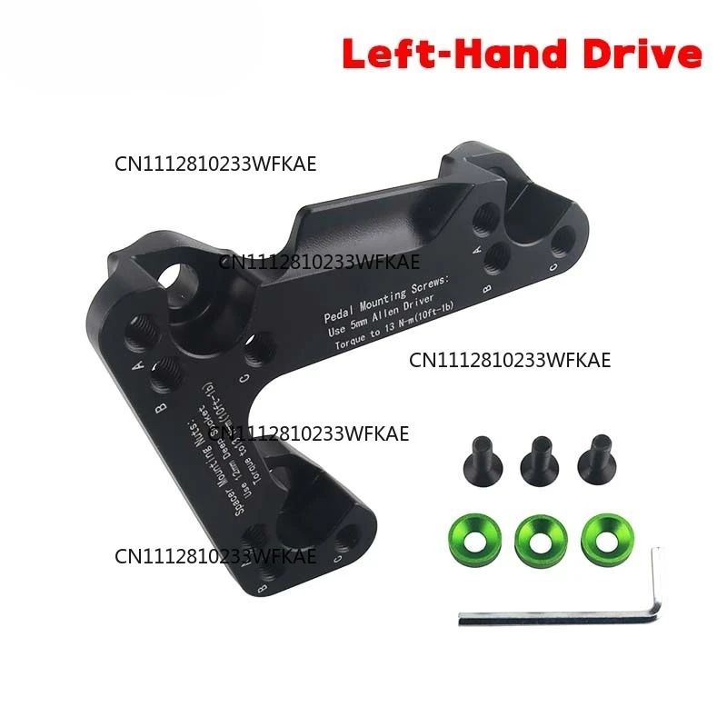 Aluminum Throttle Pedal Spacer for Honda Civic 2012+ for Honda Fit 2014+ for Honda Accord 2013+ for Left-hand Drive