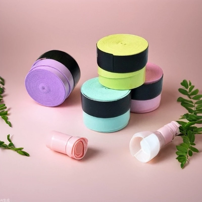 

2PCS Non-slip sticky hand glue sweat-absorbing belt elastic winding Overgrip for badminton fishing rod table tennis racket