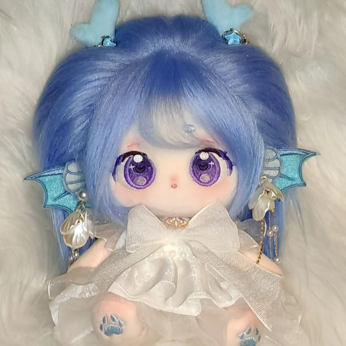 دمية قطنية من Honor of Kings، Xi Shi تنتمي إلى Youlong Qingying، دمية عارية 20 سم، هدية لطيفة، دمية عارية أصلية ورخيصة