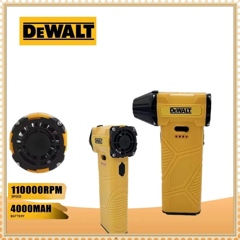 

Бесщеточная турбовоздуходувка DEWALT 110000 об/мин с зарядкой Type-C, мощный инструмент для сушки и очистки от пыли