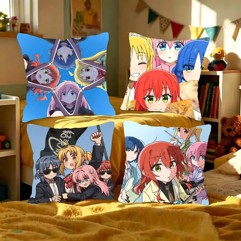 Animation Lonely R-Rock Pillow Case Fashion Square Pillowcase Bedroom Sofa Room Ins Decoration Leisure