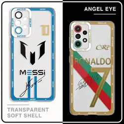 Football Spuerstar M-messi-CR77 Phone Case for Samsung Galaxy A13 A14 A32 A11 A53 A34 A33 A12 A54 A73 A23 A42 A22 A72 Cover