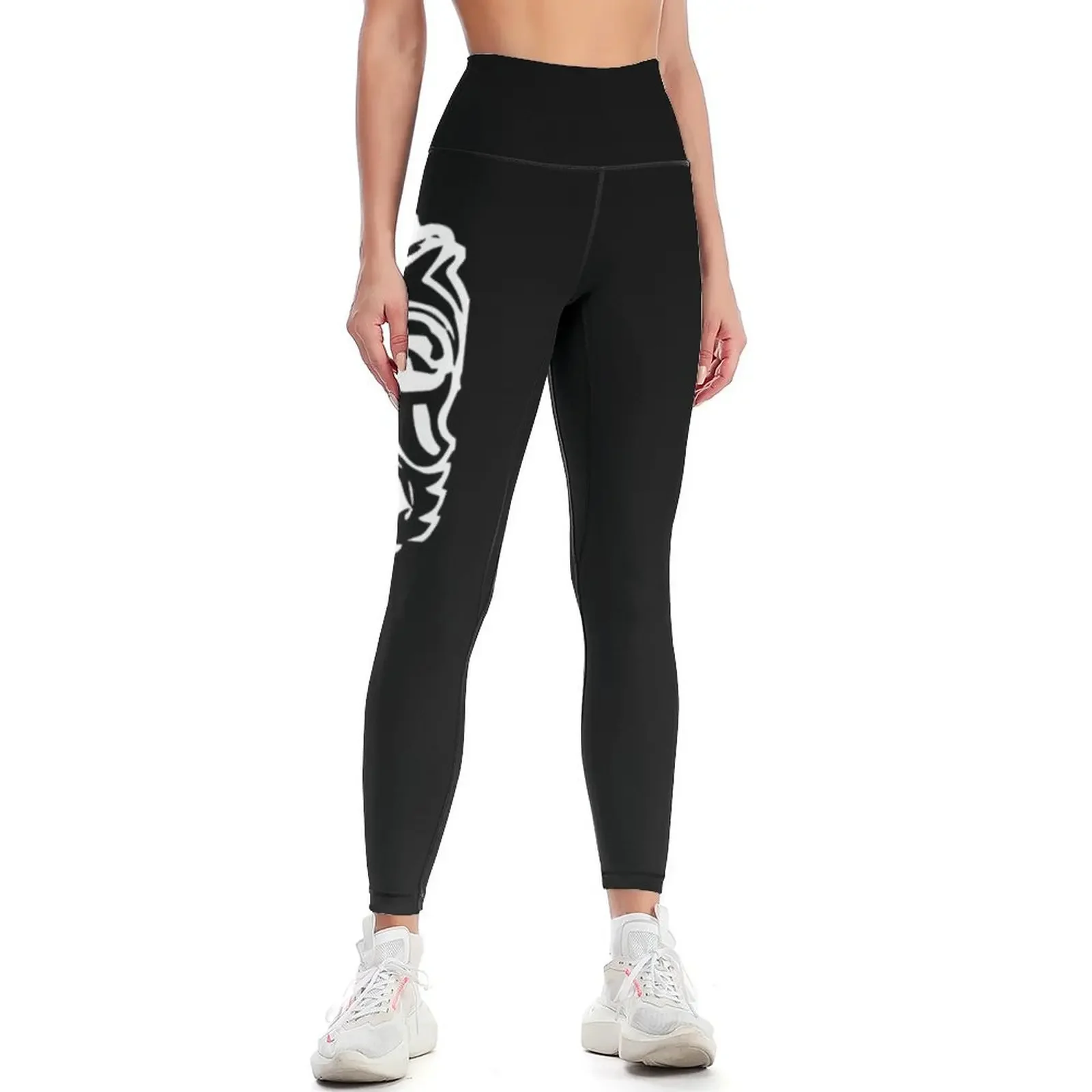 

Samoan Bulldozer White 2007 Leggings sports shirts gym sports for Womens Leggings