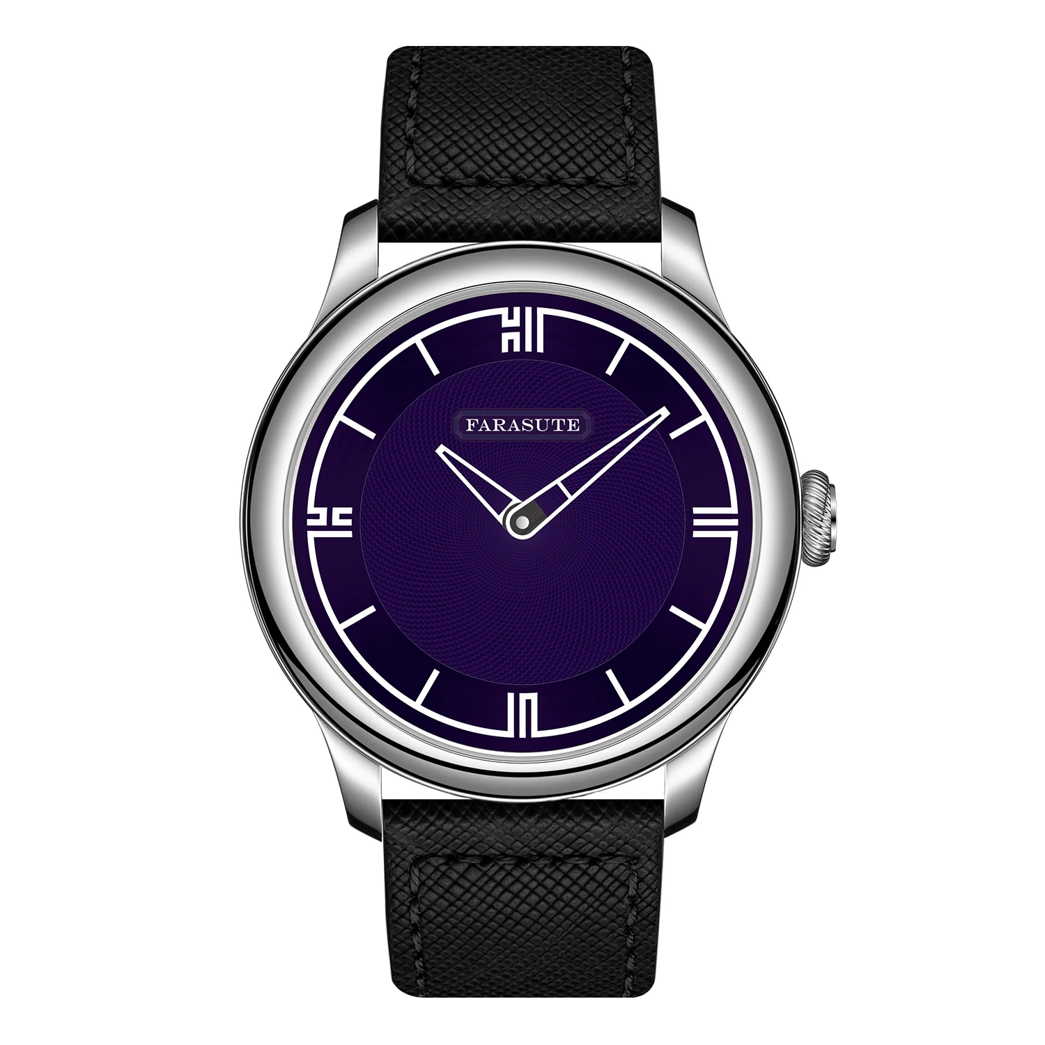 FARASUTE Men Automatic Watch 40mm Mechanical Wristwatch Sapphire Mirror Power Reserve 80 Hours