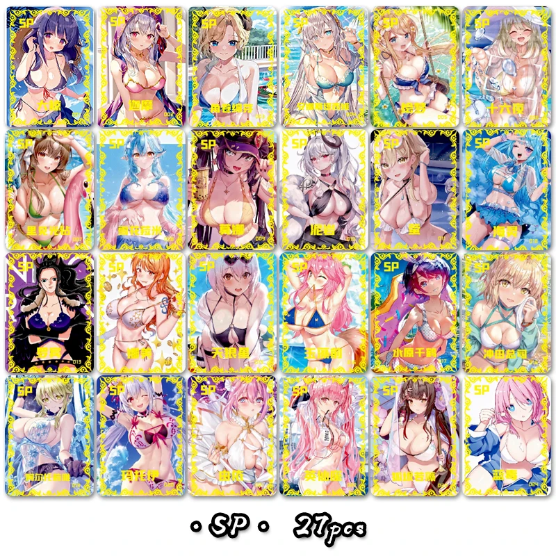 

Goddess Story Anime Characters Sp-Series Peripheral Board Games Bronzing Children's Toys Collection Card Christmas Birthday Gift