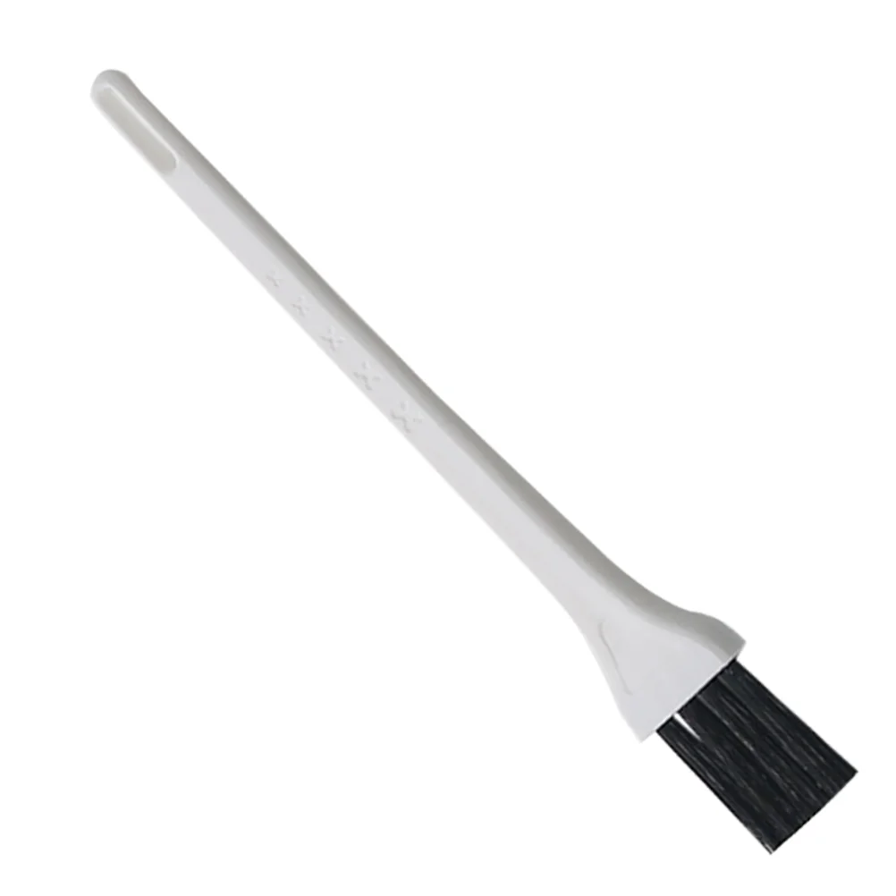 

Anti Static White Portable Plastic Handle Nylon Cleaning Keyboard Brush for Computer and Small Spaces