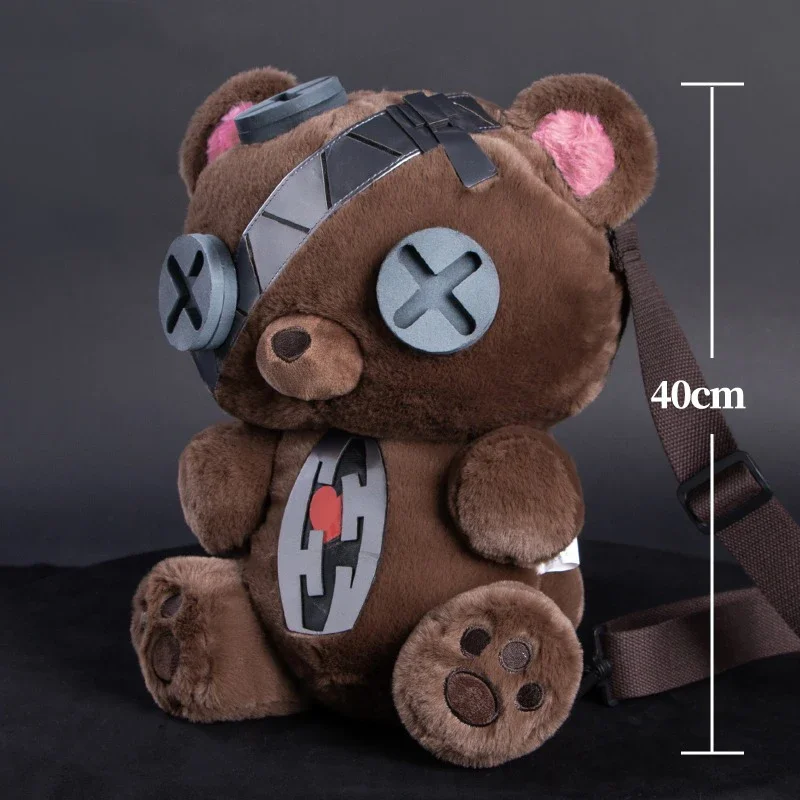 Game Zenless Zone Zero Corin Wickes Cosplay Bag Bear Backpack 40cm Height Backpack Prop Role Play Halloween Carnival Women Men