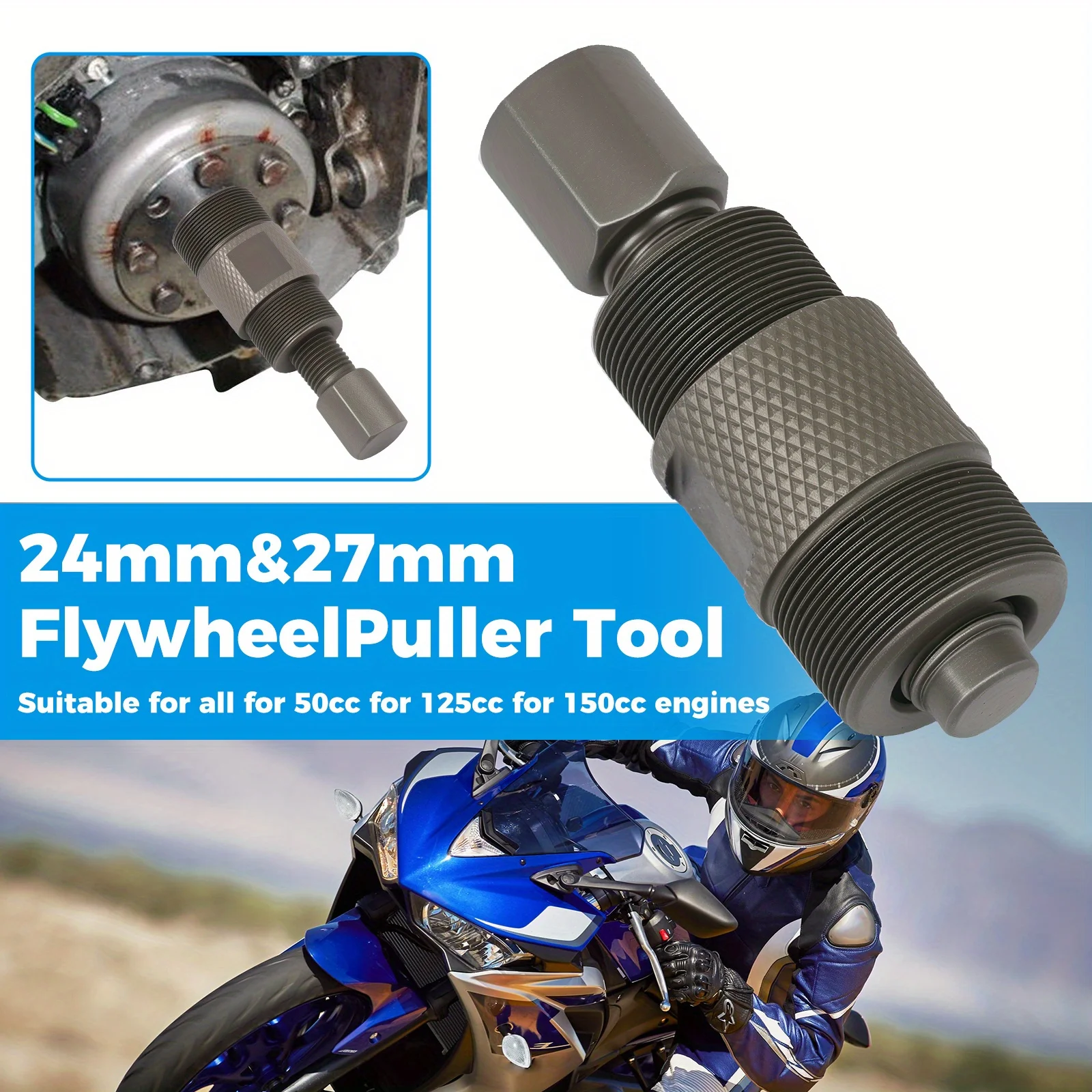 

Engine Disassembly Of Clutch Nut Repair For All For 50cc For 125cc For 150cc Engines 24/27mm Screw Motorcycle Repair Tools