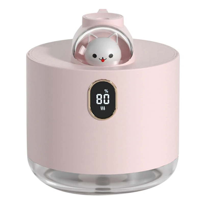 Portable Cute Cool Mist Humidifier 500Ml Water Volume USB Small Air Humidifier For Home Bedroom Office Desk Car Travel