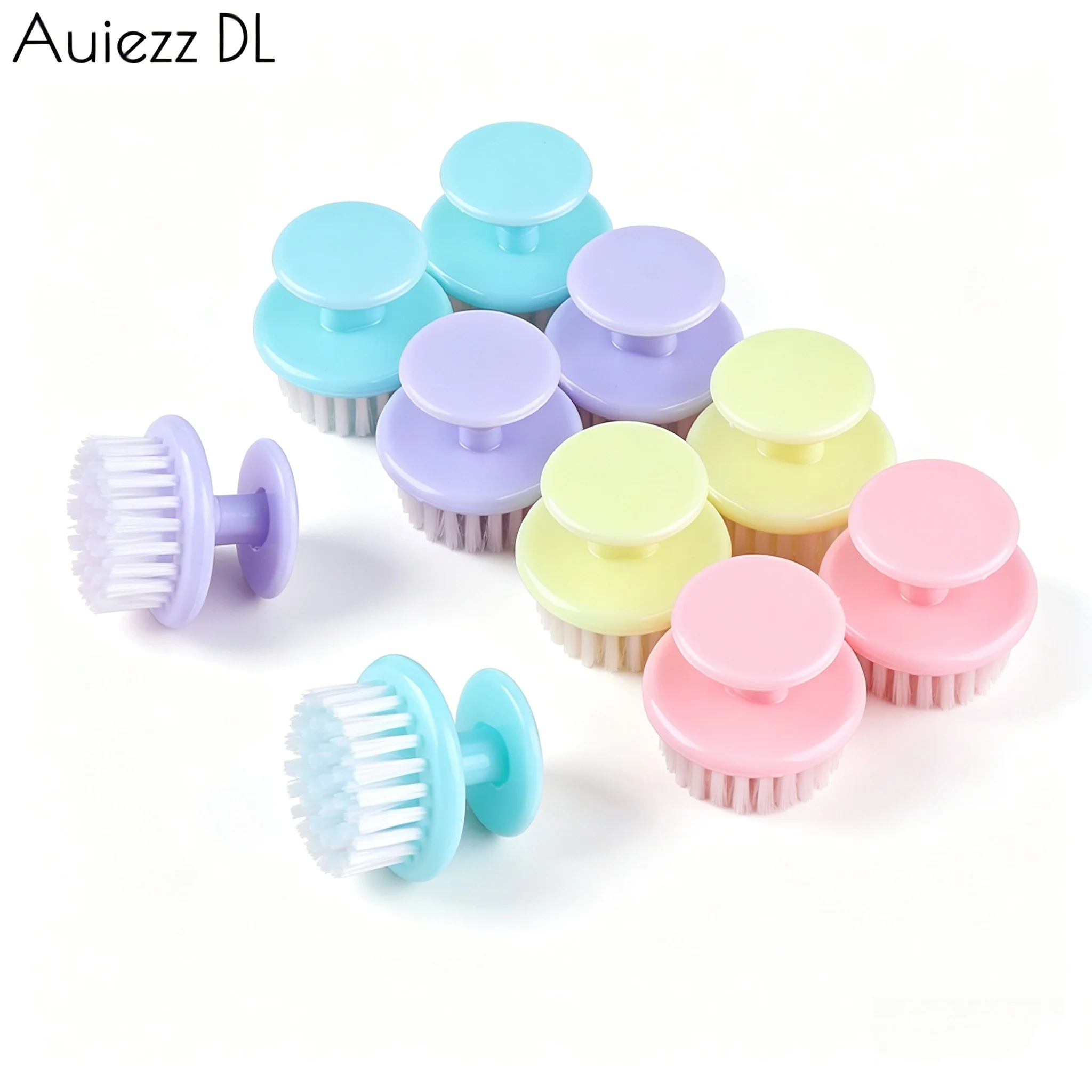 Nail Dust Brush Soft Bristle Hand Grip Mini Manicure Cleaning Brush Portable Nail Art Dust Remover Brush, Optional 2/4/6/10Pcs
