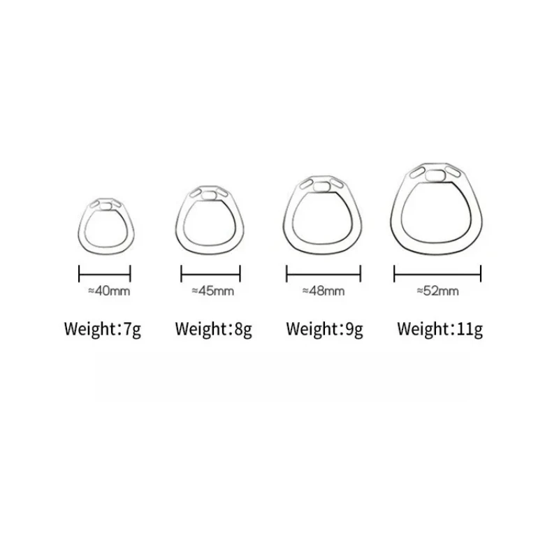 Male Soft Spiked Chastity Cage with 4 Size Silicone Rings Penis Restraint Lock Sissy Cock Cage Urethral Chastity Adult Sex Toys view 6