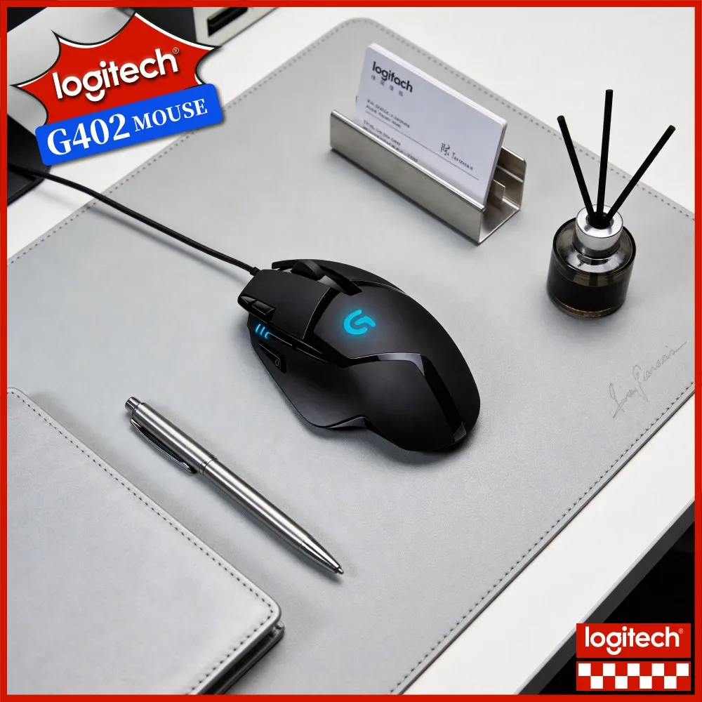 Logitech G402 Hyperion Fury Wired Gaming Mouse 4000DPI 8 Programmable Buttons FPS Gaming Mouse for PC Laptop Gamer