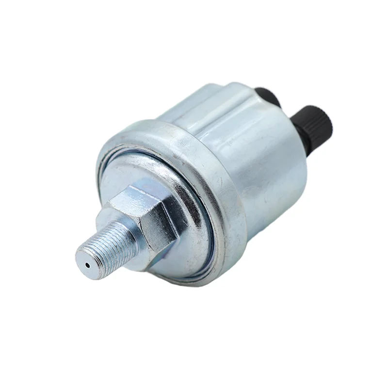 Universal Oil Pressure Sensor 2 Pins 0-10Bar 1/8 NPT 10mm for VDO Generator Part with Alarm Pressure Oil Sensing Plug