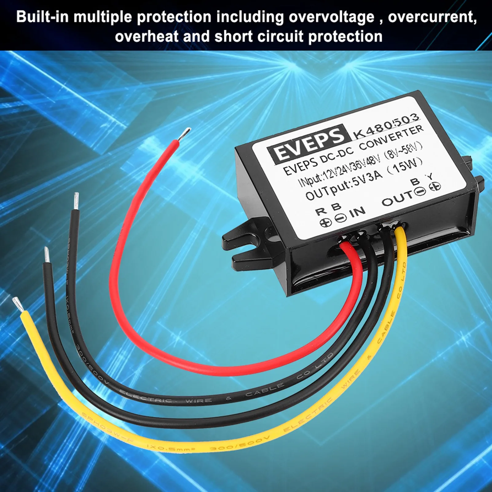 The Power Converter Can Convert 8-58V DC Voltage To 5V 3A Output Precision SMT Patch Process Power Conversion Accessories