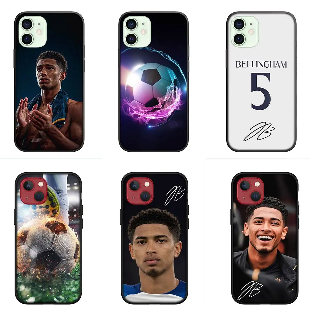 Soccer NO 5 Football No5 Cover Phone Case for Apple iPhone 16 11 Pro XS Max X XR 7 8 6S Plus + SE 2022 16+ Flexible Coque