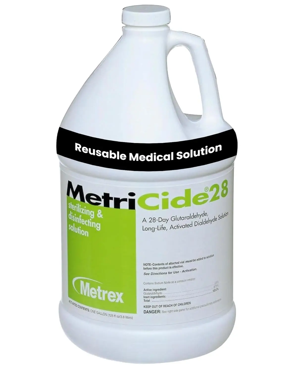 

2.5% Glutaraldehyde High-Level Disinfectant Solution – 28-Day Reuse, 1 Gallon