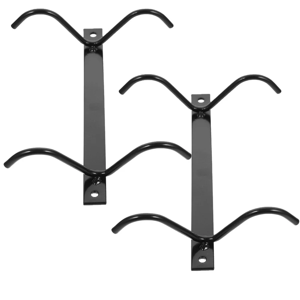 

2Pcs Iron Under Cabinet Coffee Mug Rack Kitchen Organizer Hanging Cup Holder Practical Space Saving Mugs Bracket