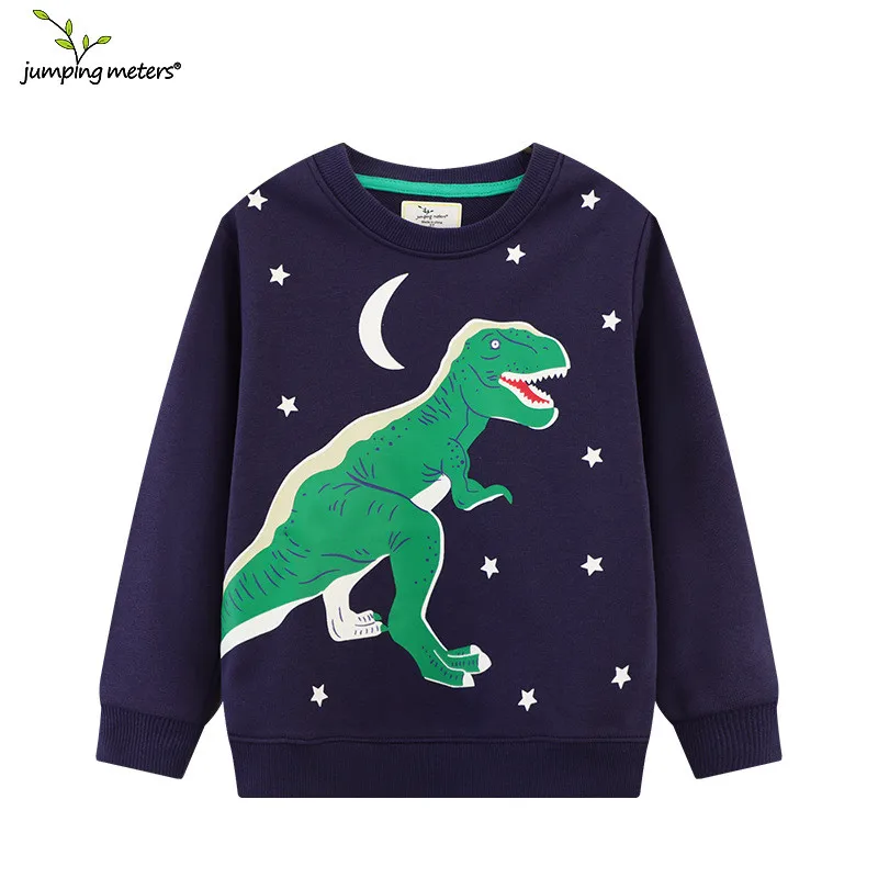 

Jumping Meters 2-7T Autumn Spring Boys Girls Sweatshirts Stars Dinosaurs Toddler Boys Girls Clothes Cute Children's Hoodies