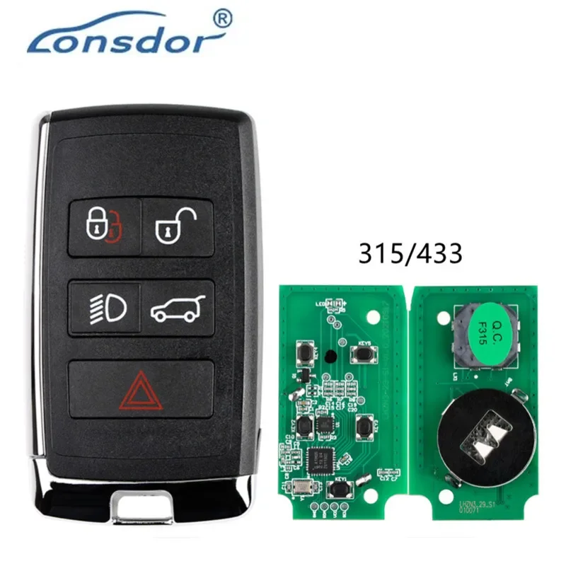 Lonsdor new JLR 2018 - 2021 Smart Special Key modified ID for Land Rover/Jaguar 315MHz/433MHz with Logo work with K518ISE K518S