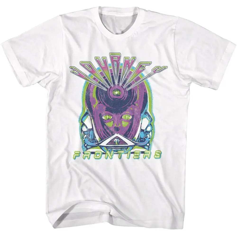 Journey Frontiers Neon Rock Music Shirt