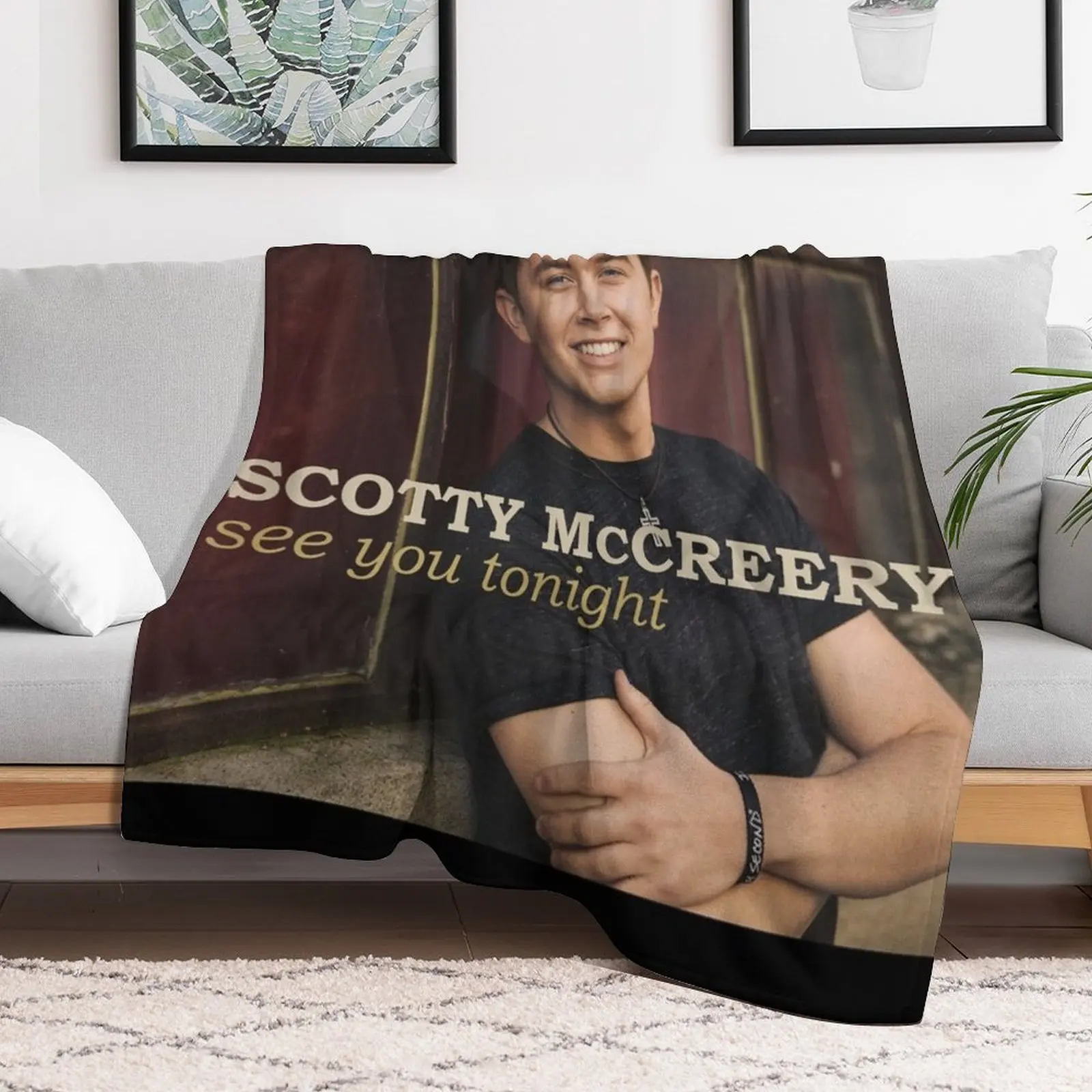 Scotty McCreery see you tonight deluxe version Throw Blanket