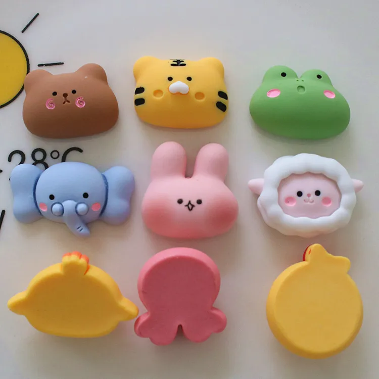 10 Pcs ใหม่ใน2022น่ารักการ์ตูนกลับเรซิ่น DIY Cabochon Scrapbooking Embellishments Kawaii อุปกรณ์ประดับตกแต่ง