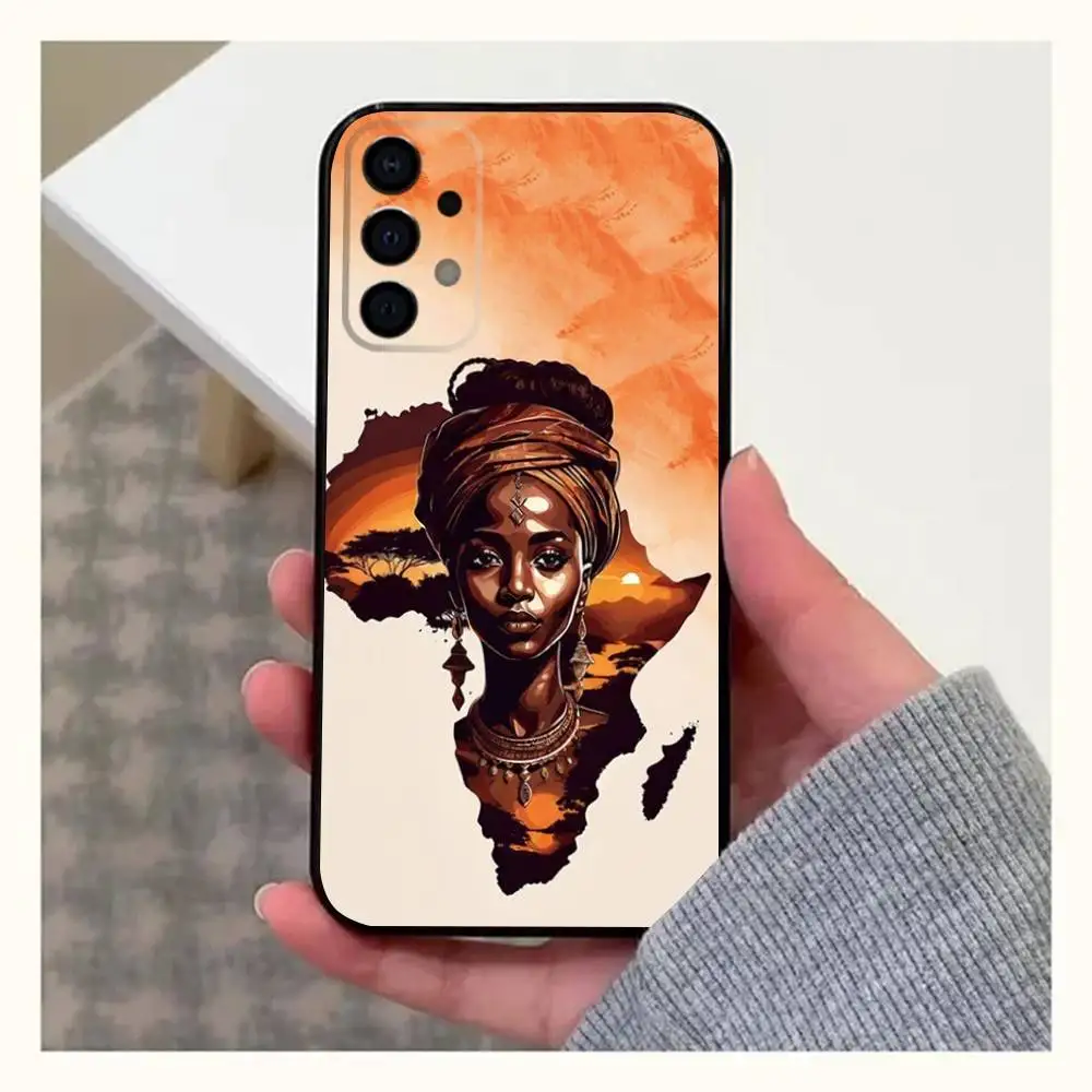 حافظة لهاتف سامسونج جالاكسي A20، A21s، A22، A31، A32، A52، A53، A72، 73، A80، A91 غطاء أسود ناعم