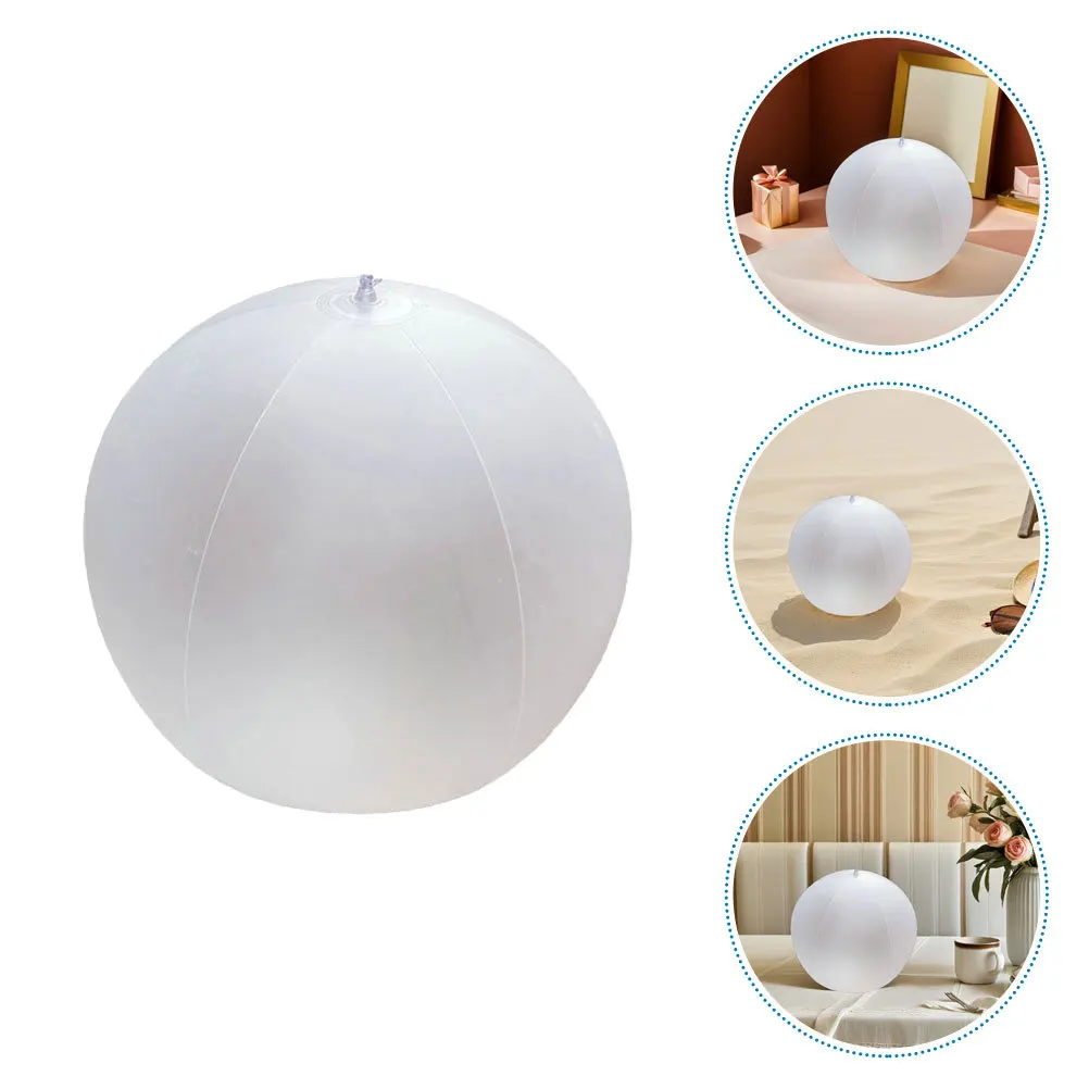 

3Pcs PVC Inflatable Frosted Beach Balls Unique Blow Up Ornament Wedding Pool Party Decorations Summer Beach Ball