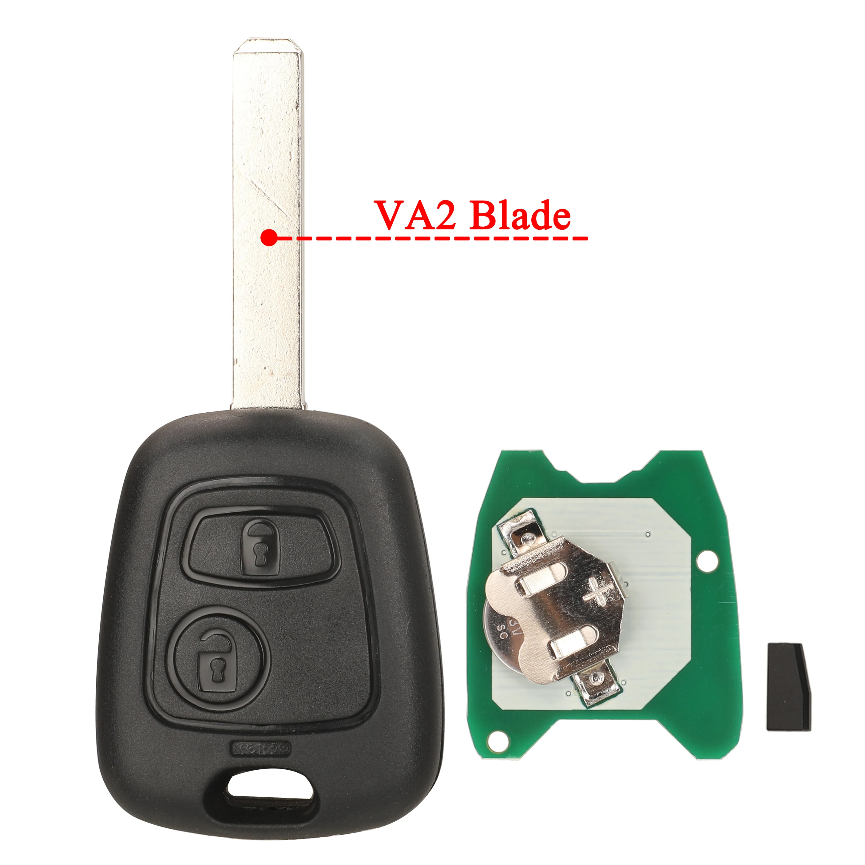 Jingyuqin 433 MHz Afstandsbediening Autosleutel ID46 4D70 Chip voor Citroen C1 C3 Peugeot 107 Toyota Aygo 2005-2014 VA2 HU83 NE72 NE78 SX9 Balde